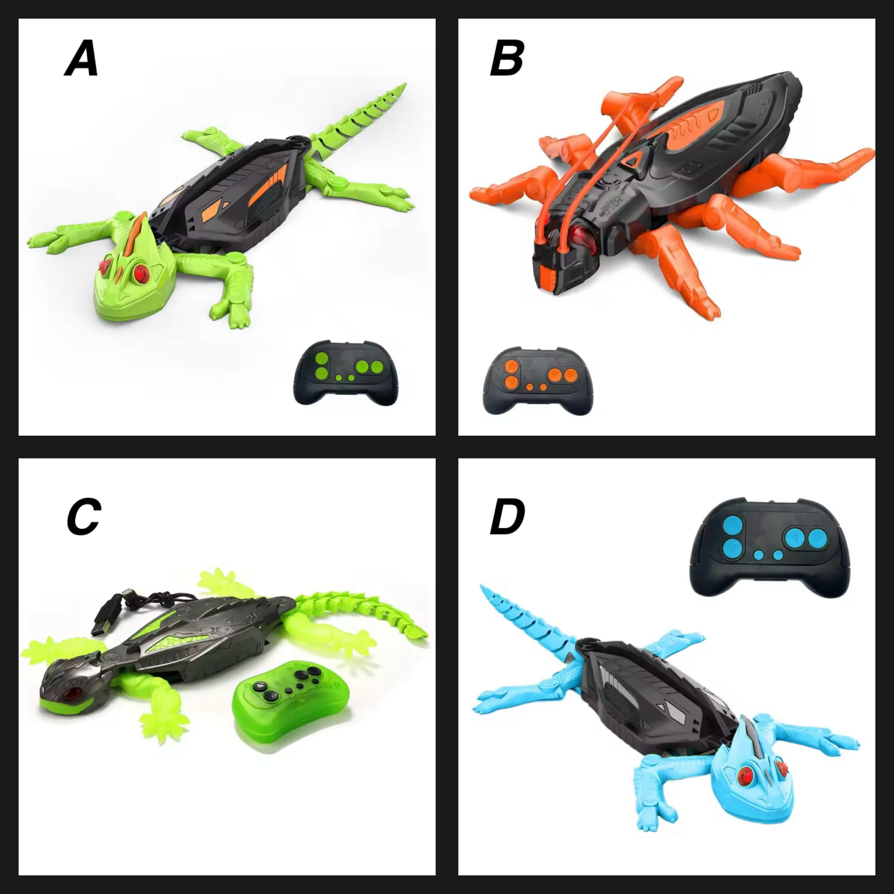 Wall-Climbing RC Gecko Toy – Remote Control Electric Lizard That Crawls on Walls & Ceilings