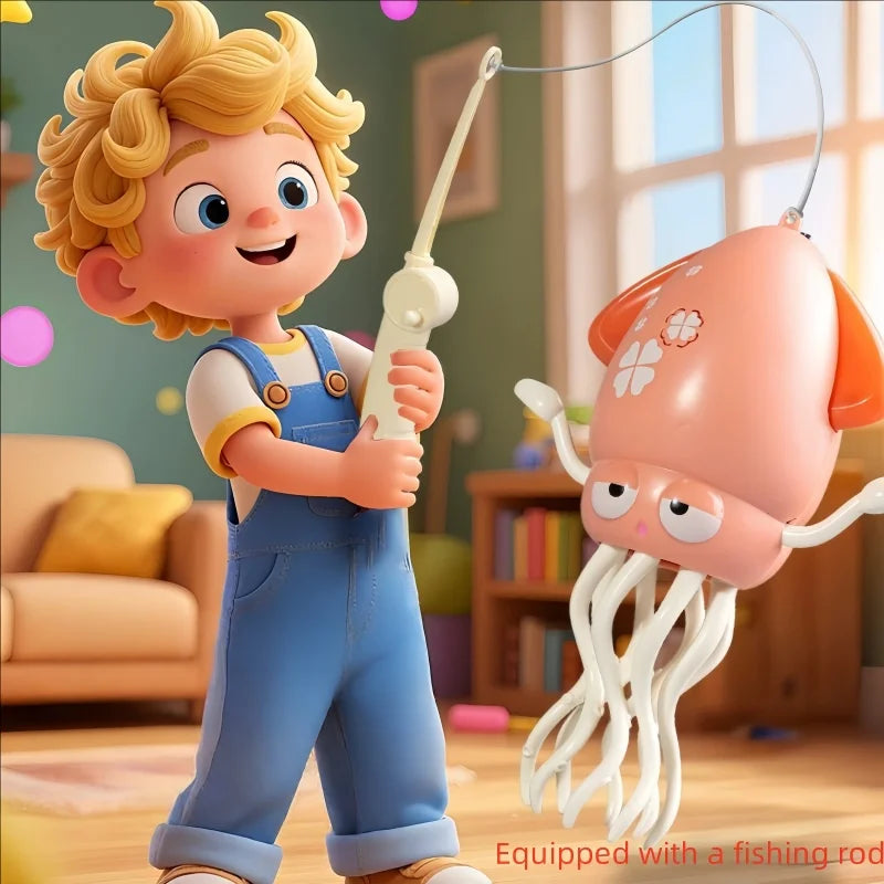 Magical Dancing Octopus Toy – Electric Squid with Obstacle Sensing & Music for Kids