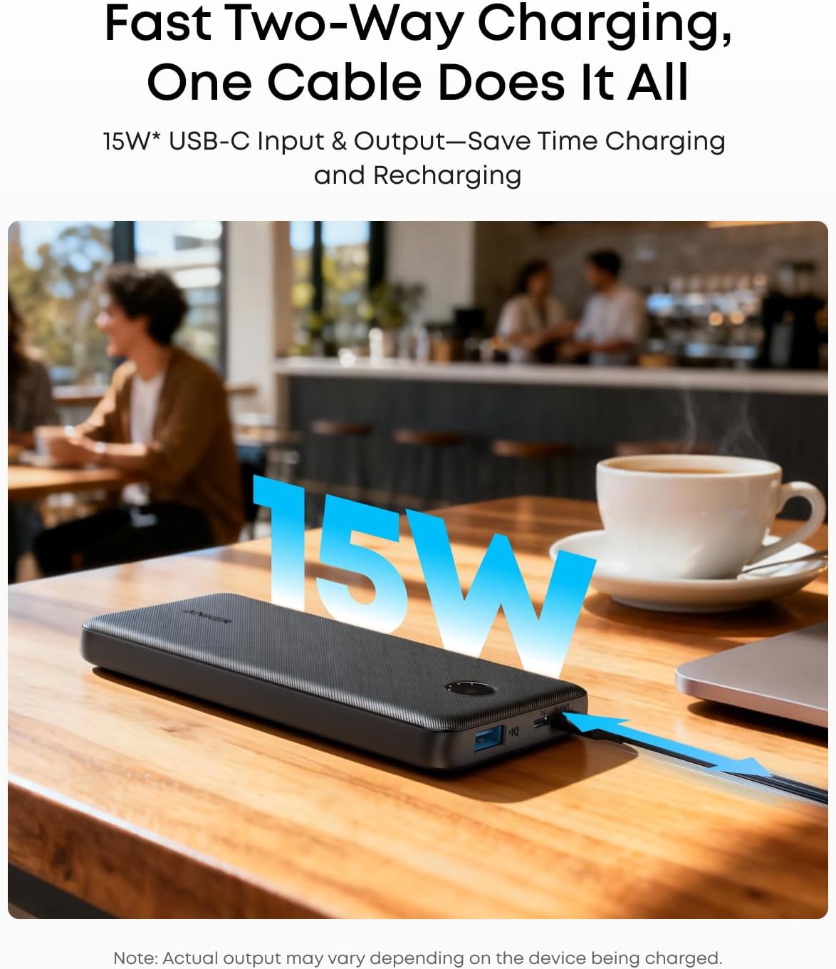 Anker 10,000mAh Portable Power Bank – Slim High-Speed USB-C Charger for iPhone 16/17, iPad, Samsung & More