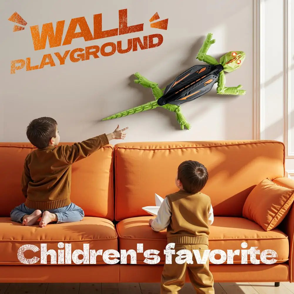 Wall-Climbing RC Gecko Toy – Remote Control Electric Lizard That Crawls on Walls & Ceilings