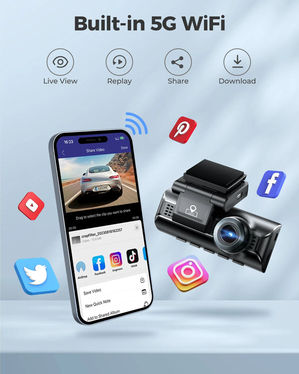 Azdome M Pro Dash Cam