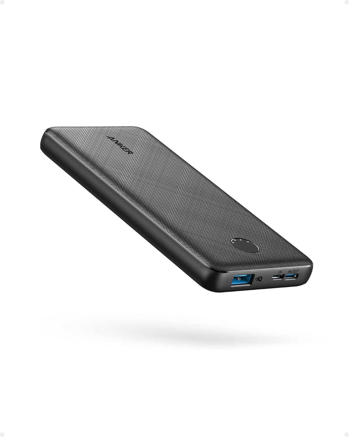 Anker 10,000mAh Portable Power Bank – Slim High-Speed USB-C Charger for iPhone 16/17, iPad, Samsung & More