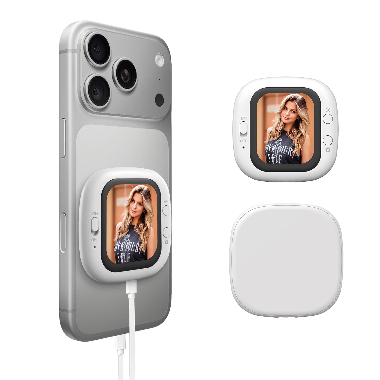 Wireless Magnetic Mini Selfie Camera for Smartphones (Vlogging & Video Recording)