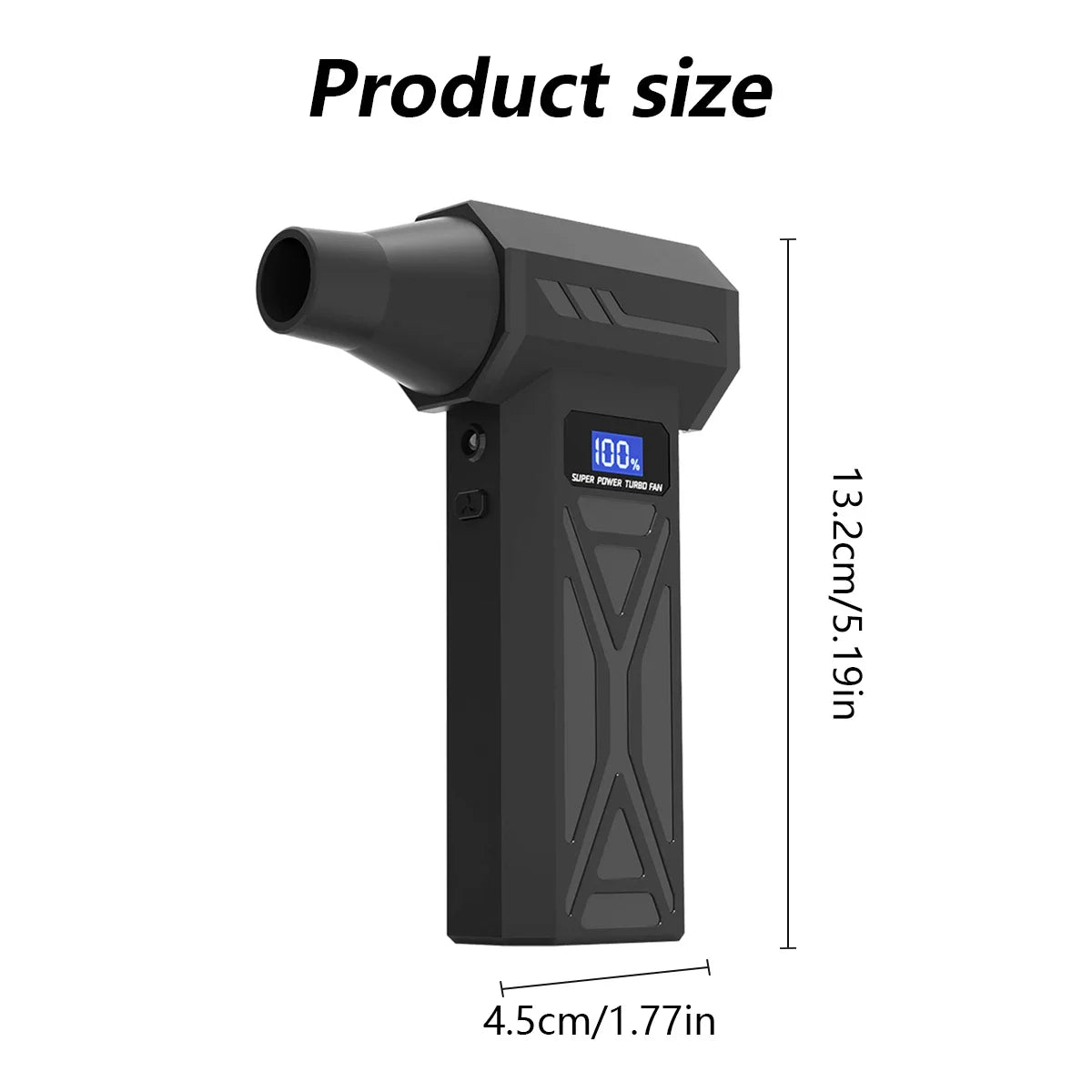 Portable Turbo Fan P70 – High Power Handheld Cooling Fan